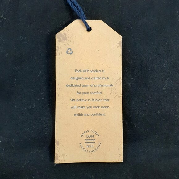 Across the Pond Signature Chino Pant Mens 38x30 Slim Fit Stretch Black NWT New - Picture 7 of 13